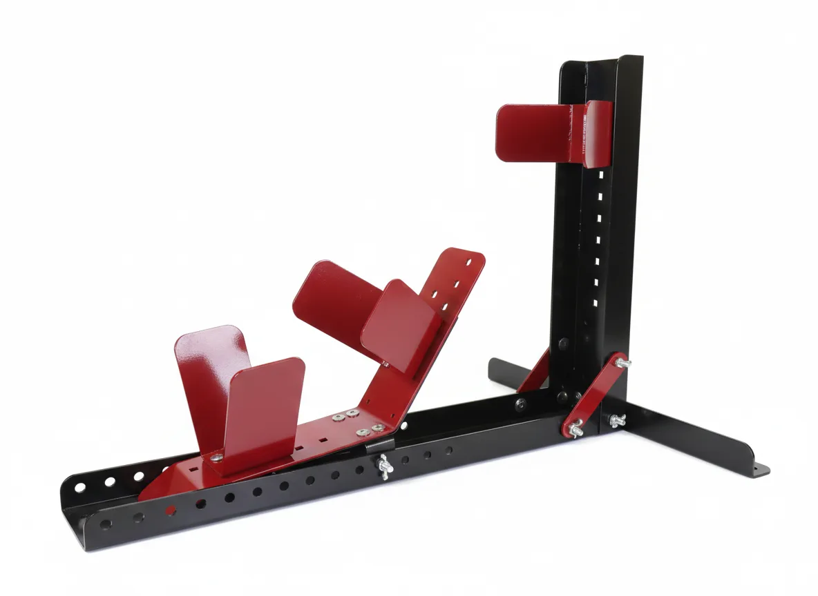 Moottoripyörän kuljetustuki, maalattu