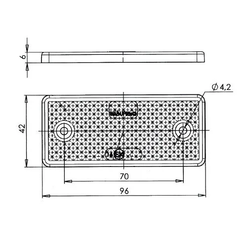HEIJASTIN 96X42 PUNAINEN - Image 3