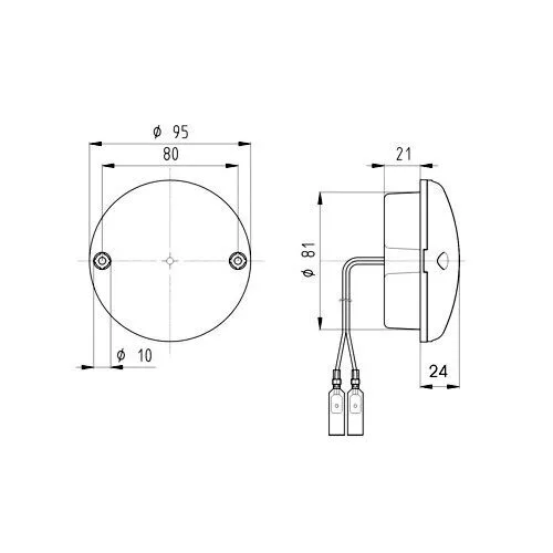 JOKON LED TAKAVALO 12V 95MM - Image 2