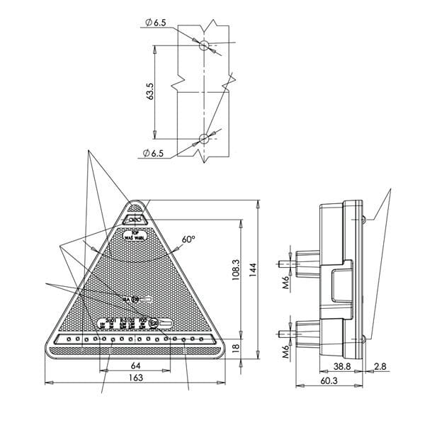 LED TAKAVALO 10-36V OIK. - Image 2