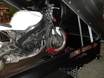 Moottoripyörän kuljetustuki, maalattu - Image 2