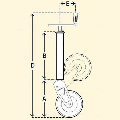 NOKKAPYÖRÄ SIMOL 1200KG TAITT - Image 2