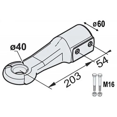 VETOSILMUKKA DIN-40mm AL-KO - Image 2